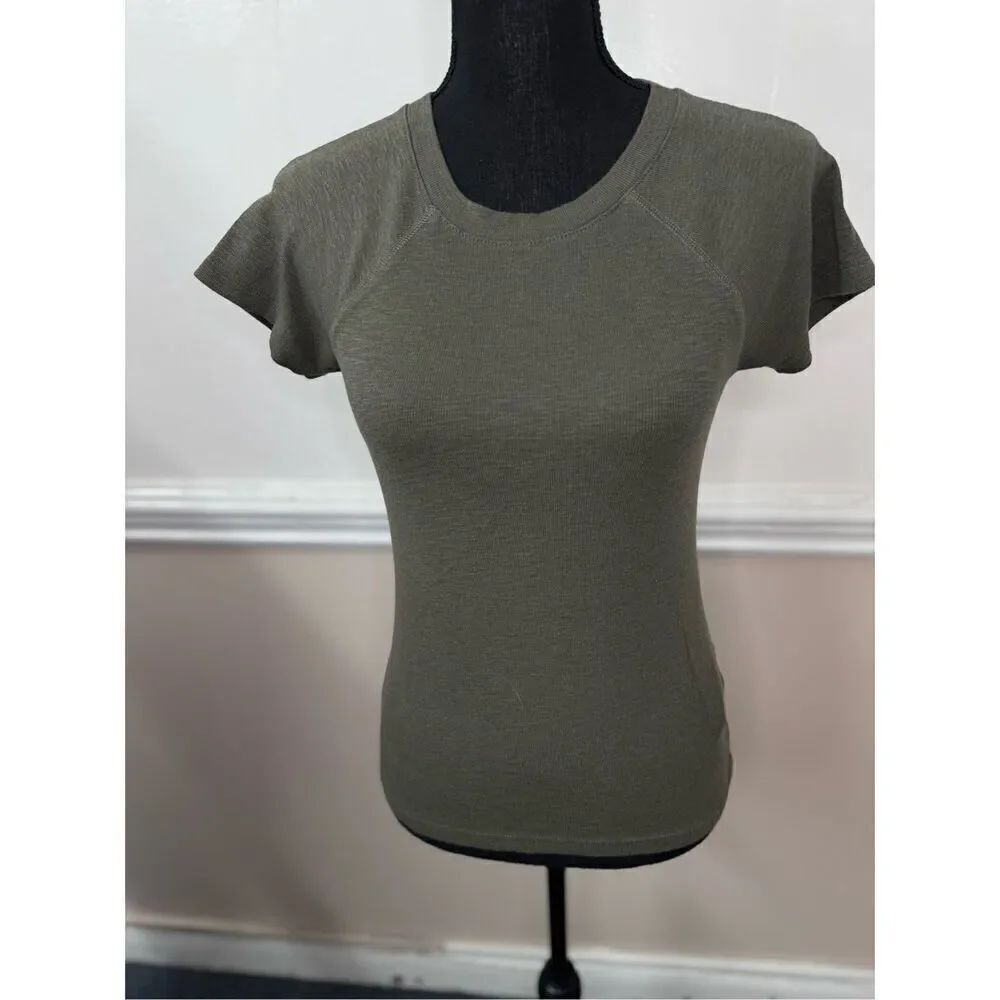 Madewell Olive Green Short Sleeve Tee Size X-Small